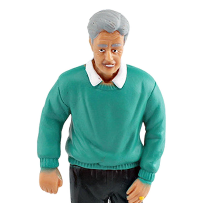 Crofta Miniature Figure Painted Movie Scene Collection Desktop Ornament Tiny People Grandfather