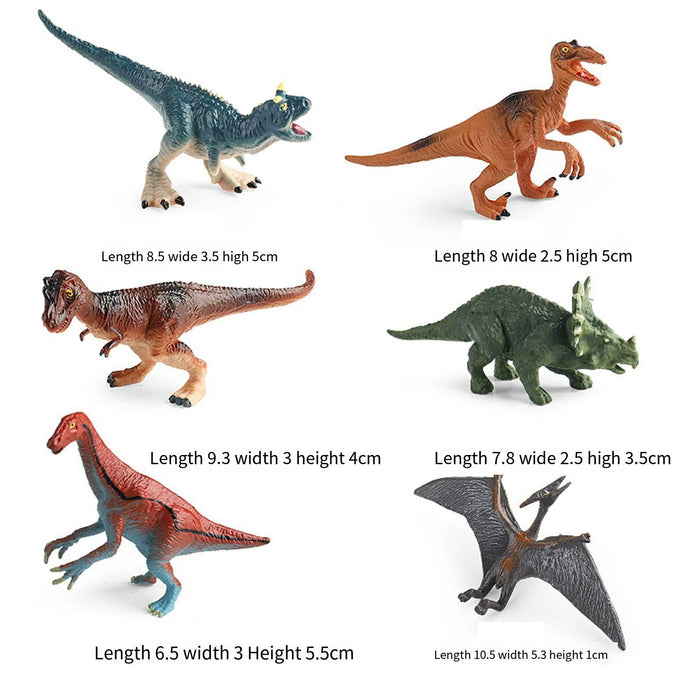 Crofta Simulation Animal Model Home Decoration Realistic Desktop Decor Dinosaur Toy Style B