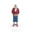 Crofta Miniature People Figurine DIY Projects Handpainted Model Train People Figure Grandma