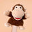 Crofta Plush Pretend Toy Soft Animal Finger Puppet for Preschool Teaching Kids Gift monkey