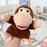 Crofta Plush Pretend Toy Soft Animal Finger Puppet for Preschool Teaching Kids Gift monkey