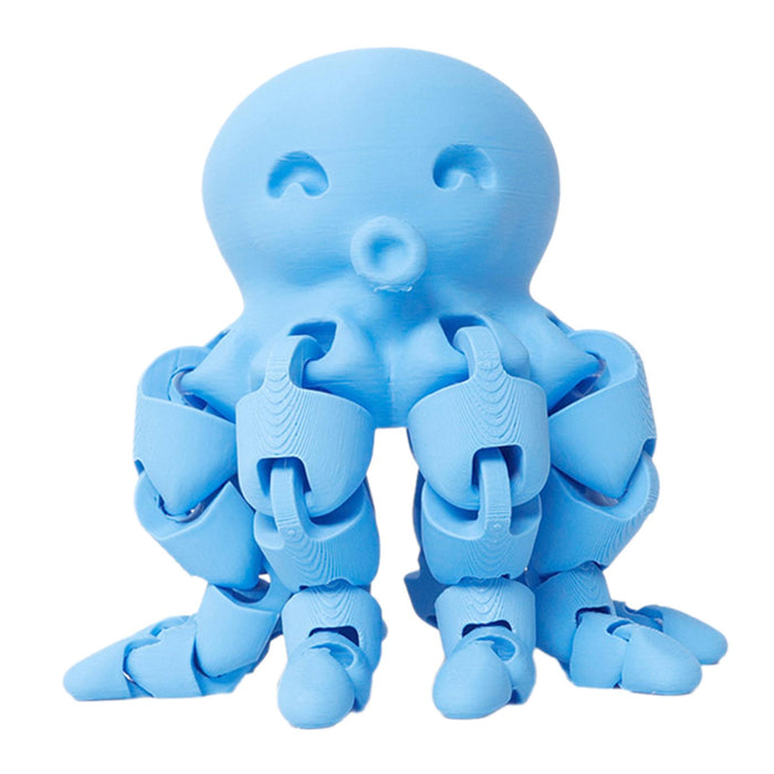 Crofta 3D Printed Octopod Animals Toy Decoration 3D Printing for Birthday Gifts blue