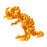 Crofta 3D Printed Dinosaur Toy Novelty Articulated Figurines for Holiday Car Office Golden