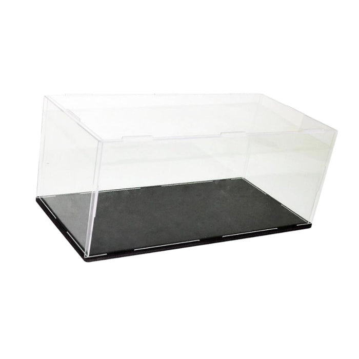 Crofta Acrylic Display Case Crafts with Base for Souvenirs Cosmetics Action Figures 29.5cmx15.5cmx12.5cm