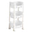 Crofta 3 Tier Storage Cart with Wheel Household Cart for Garage Office Laundry Room Style B