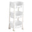 Crofta 3 Tier Storage Cart with Wheel Household Cart for Garage Office Laundry Room Style B