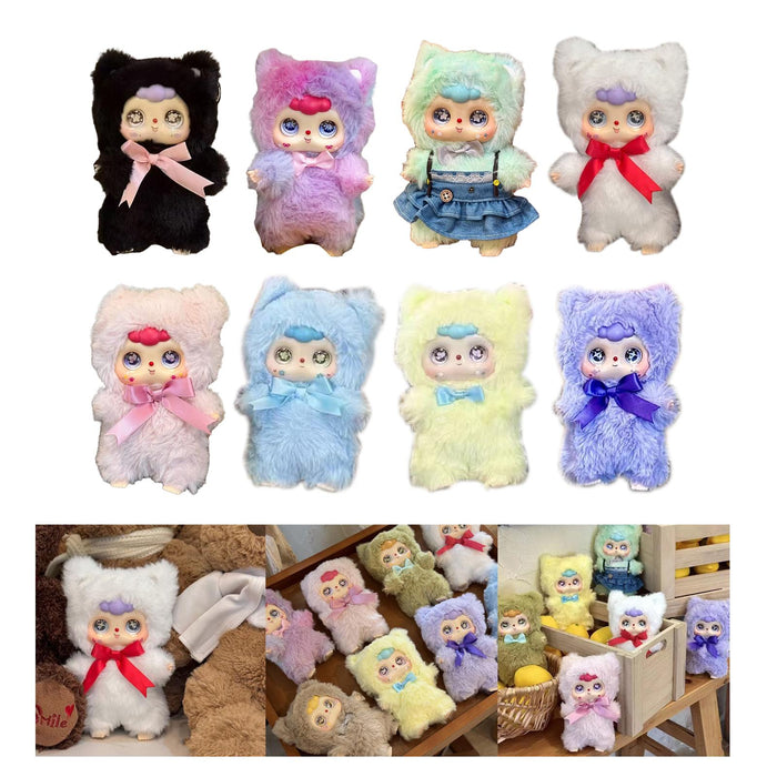 Crofta 8x Cute Plush Doll Mini Plush Toy Ornament Cute Toy for Collection Sofa Kids