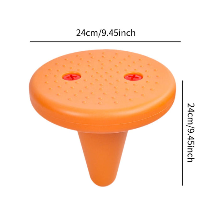 Crofta Wobble Kids Stool for Classroom Seating Flexible Seating Stool for Classroom orange