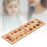 Crofta Wood Foldable Mancala Board Party Game 48 Beads for Family Ages 7+ Teen