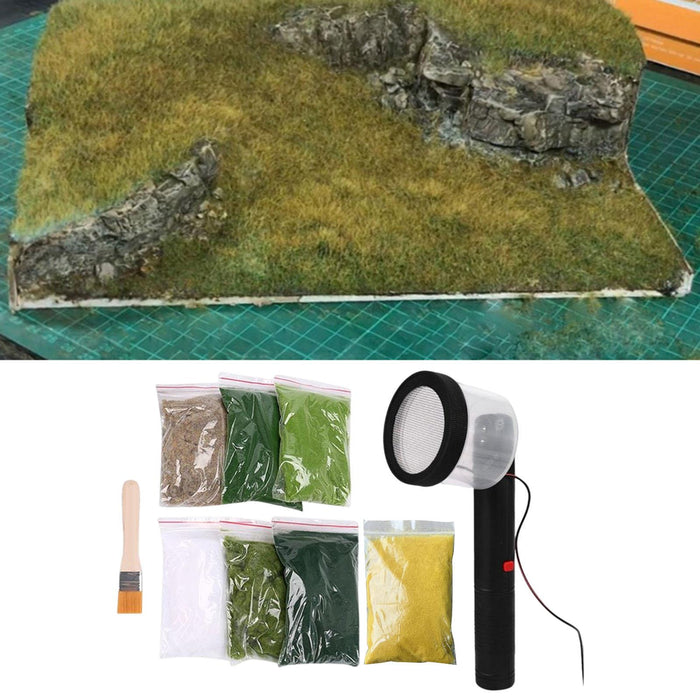 Crofta Static Grass Applicator Accessories for Velvet Dashboard Railway Micro Model