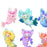 Crofta 6Pcs Plush Figure Toy DIY Deep Sea Stars Series for Girls Adults Children