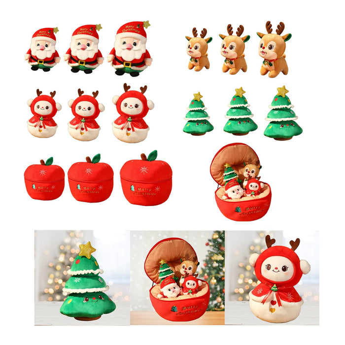 Crofta Christmas Plush Toy Cuddly Stuffed Animal Toy for Kids Party Supplies Indoor