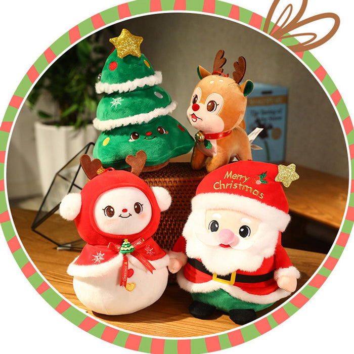 Crofta Christmas Plush Toy Cuddly Stuffed Animal Toy for Kids Party Supplies Indoor