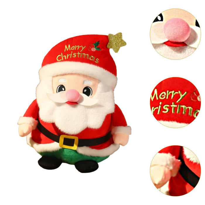 Crofta Christmas Plush Toy Cuddly Stuffed Animal Toy for Kids Party Supplies Indoor