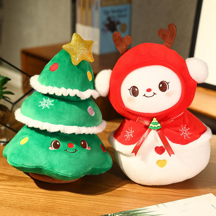 Crofta Christmas Plush Toy Cuddly Stuffed Animal Toy for Kids Party Supplies Indoor