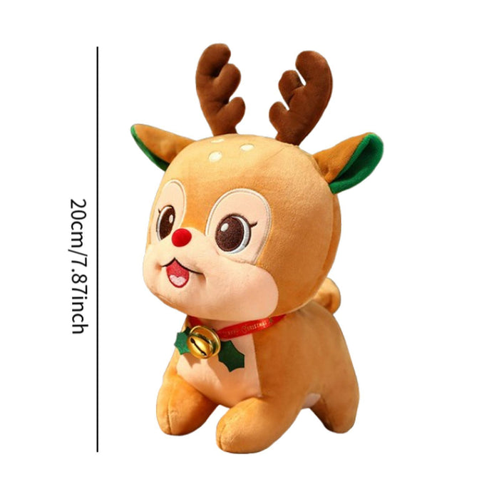 Crofta Christmas Plush Toy Cuddly Stuffed Animal Toy for Kids Party Supplies Indoor