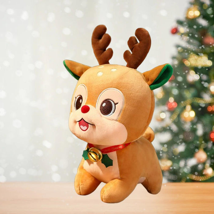 Crofta Christmas Plush Toy Cuddly Stuffed Animal Toy for Kids Party Supplies Indoor