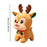 Crofta Christmas Plush Toy Cuddly Stuffed Animal Toy for Kids Party Supplies Indoor