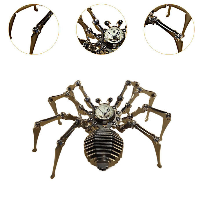 Crofta 3D Spider Model Kit Creative Hand Assembled Model for Office Bar Collections