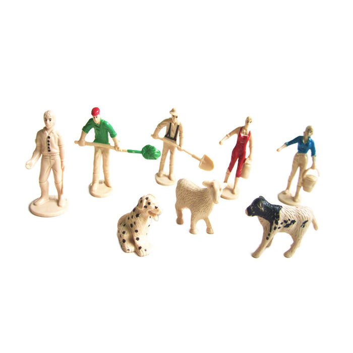 Crofta 8x Mini Prehistoric Animal Model Cake Topper Sand Table Landscape Decoration