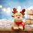 Crofta Christmas Plush Toy Hugging Gift Soft Xmas Doll for Boys Girls Tabletop Room Reindeer A