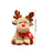 Crofta Christmas Plush Toy Hugging Gift Soft Xmas Doll for Boys Girls Tabletop Room Reindeer A