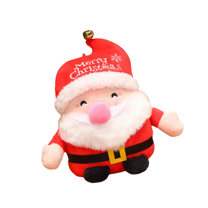 Crofta Christmas Plush Toy Hugging Gift Soft Xmas Doll for Boys Girls Tabletop Room Santa Claus B