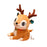 Crofta Christmas Plush Toy Hugging Gift Soft Xmas Doll for Boys Girls Tabletop Room Elk B