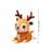 Crofta Christmas Plush Toy Hugging Gift Soft Xmas Doll for Boys Girls Tabletop Room Elk B