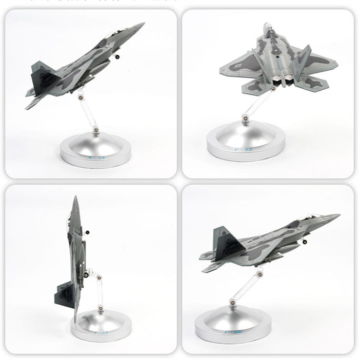 Crofta 1/100 Scale Fighter Model Gift Diecast Aircraft Model for Cafe Shelf Bedroom