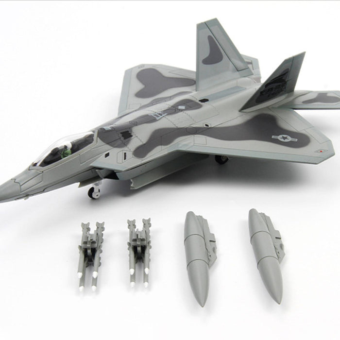 Crofta 1/100 Scale Fighter Model Gift Diecast Aircraft Model for Cafe Shelf Bedroom