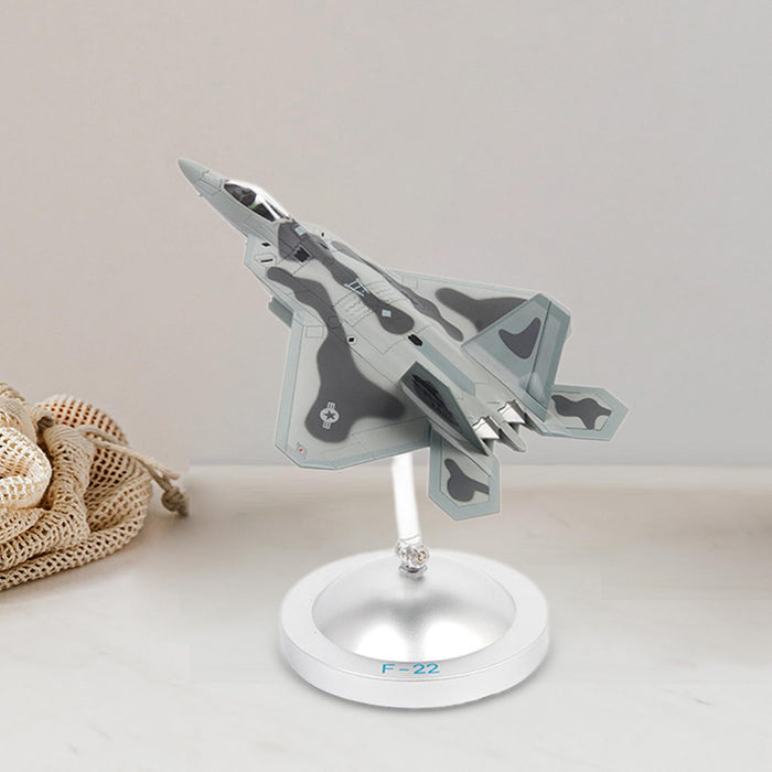 Crofta 1/100 Scale Fighter Model Gift Diecast Aircraft Model for Cafe Shelf Bedroom