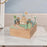 Crofta Wood Musical Box Figurine Home Decoration Accessories for Bedroom Shelf Desk