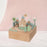 Crofta Wood Musical Box Figurine Home Decoration Accessories for Bedroom Shelf Desk