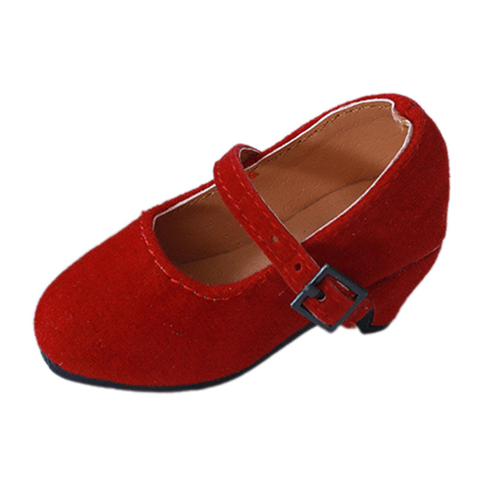 Crofta 1/4 Female Figure Shoes Retro Sturdy Doll Accessories Realistic Fashion Mini bright red