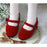 Crofta 1/4 Female Figure Shoes Retro Sturdy Doll Accessories Realistic Fashion Mini bright red