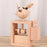 Crofta Wooden Flying Piggy Ornament Retro for Table Centerpieces Office Living Room