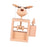 Crofta Wooden Flying Piggy Ornament Retro for Table Centerpieces Office Living Room