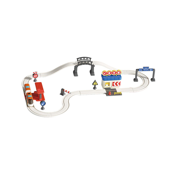 Crofta Electric Train Track Set Train Toy Set for Kids Age 3 Years up Birthday Gift City Track L