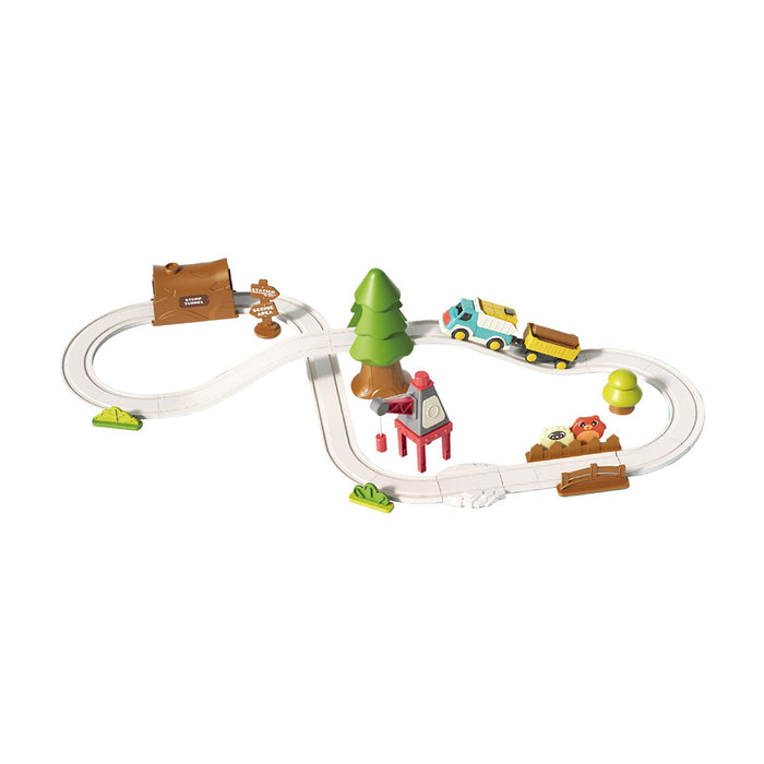 Crofta Electric Train Track Set Train Toy Set for Kids Age 3 Years up Birthday Gift Forest Track L