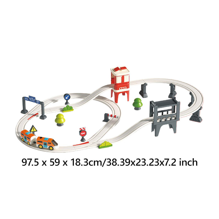 Crofta Electric Train Track Set Train Toy Set for Kids Age 3 Years up Birthday Gift City Track XL