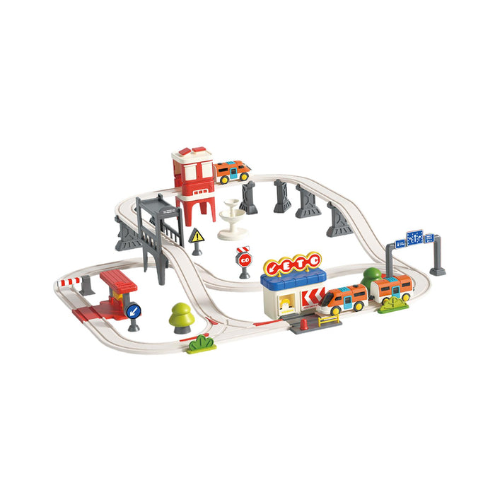 Crofta Electric Train Track Set Train Toy Set for Kids Age 3 Years up Birthday Gift City Track XXL