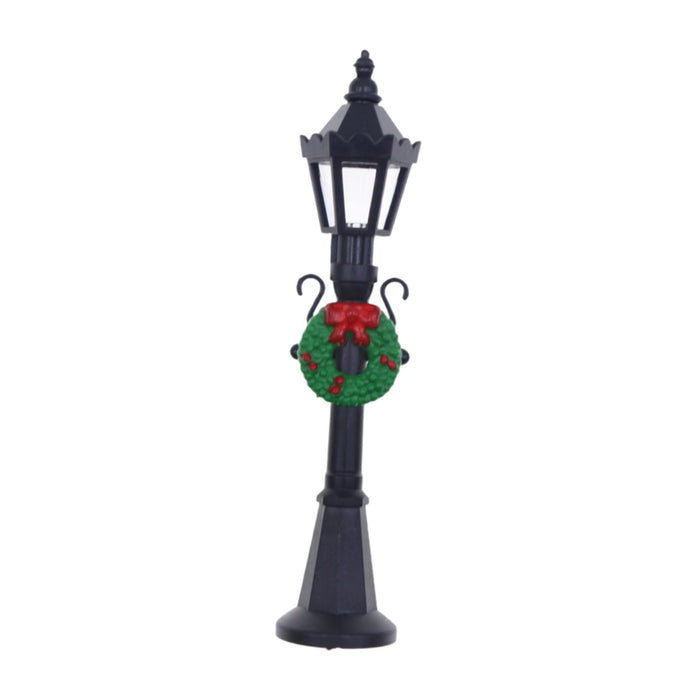 Crofta Mini Street Lamp Post Model Fairy Garden Decoration Garden Lamp Street Models