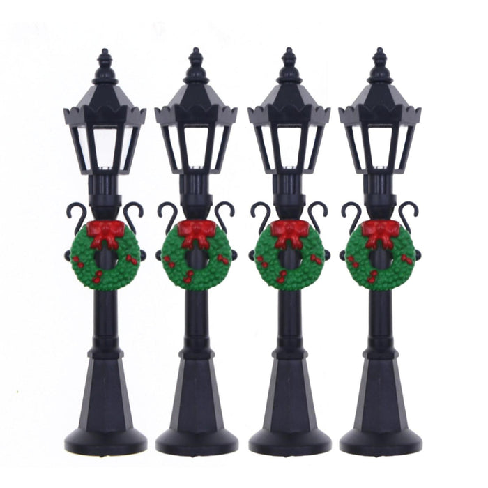 Crofta Mini Street Lamp Post Model Fairy Garden Decoration Garden Lamp Street Models