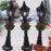 Crofta Mini Street Lamp Post Model Fairy Garden Decoration Garden Lamp Street Models