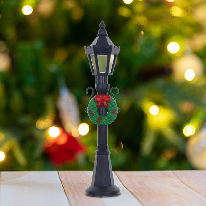 Crofta Mini Street Lamp Post Model Fairy Garden Decoration Garden Lamp Street Models