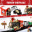 Crofta Hanging Christmas Train Set Interactive Toys for Kids 3 4 5 6 7 8+ Years Old