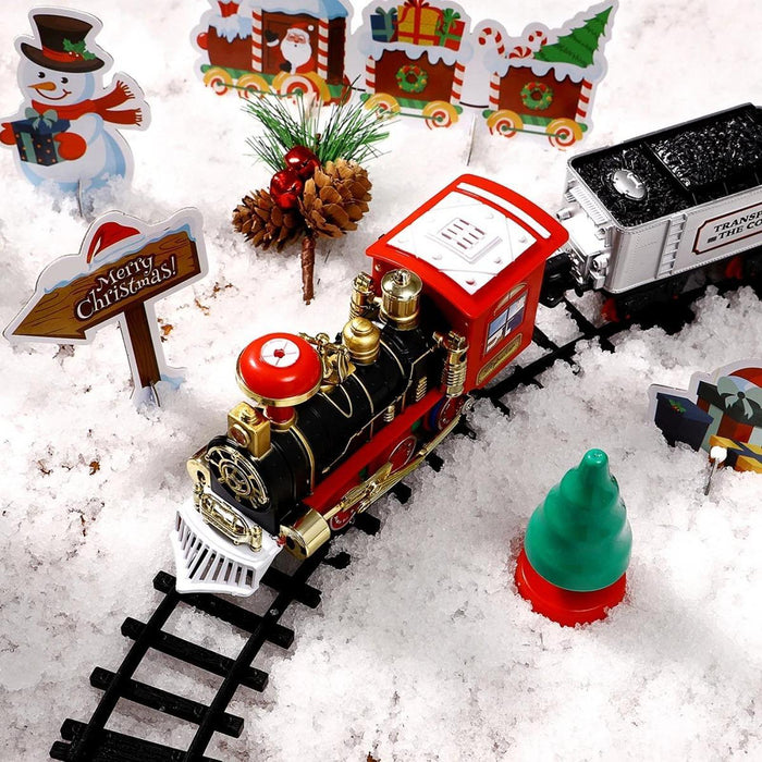 Crofta Hanging Christmas Train Set Interactive Toys for Kids 3 4 5 6 7 8+ Years Old