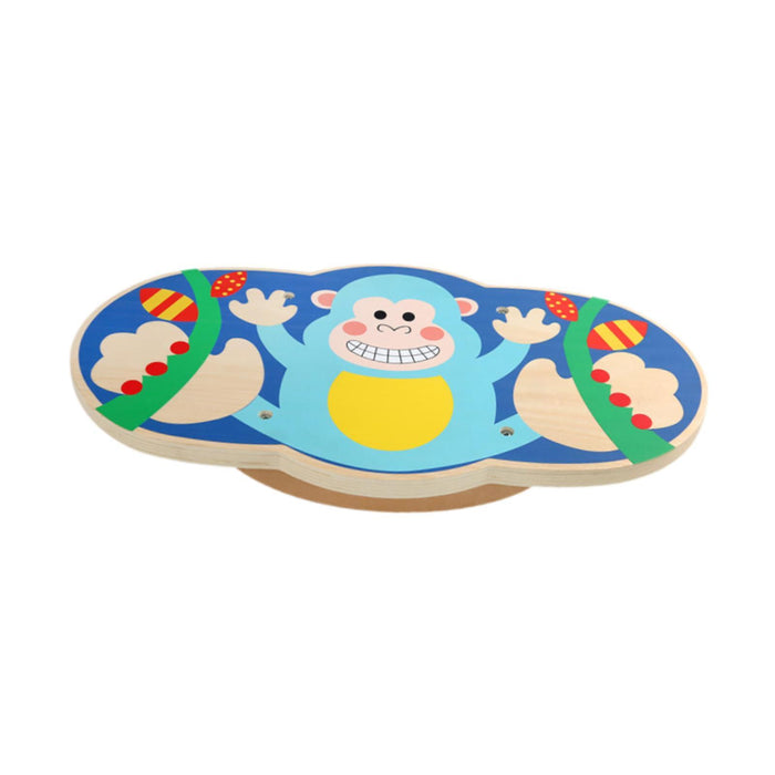 Crofta Wooden Balance Board for Kids Cute Wooden Rocker Board for Boys Girls Adults