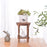 Crofta Decorative Planter Shelf Retro Flower Pot Holder for Planters Garden Outdoor Light Brown